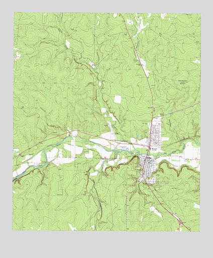 Menard, TX USGS Topographic Map