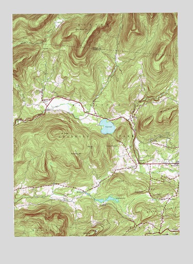 Bearsville, NY USGS Topographic Map
