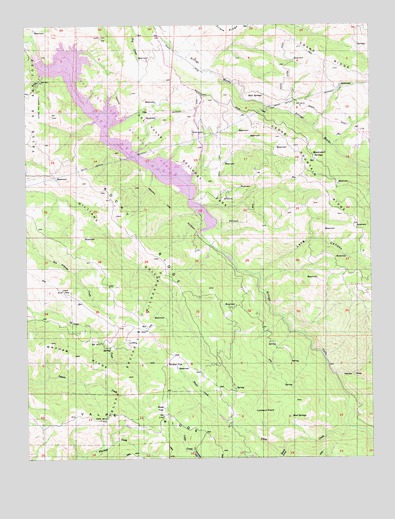 Mendenhall Springs, CA USGS Topographic Map