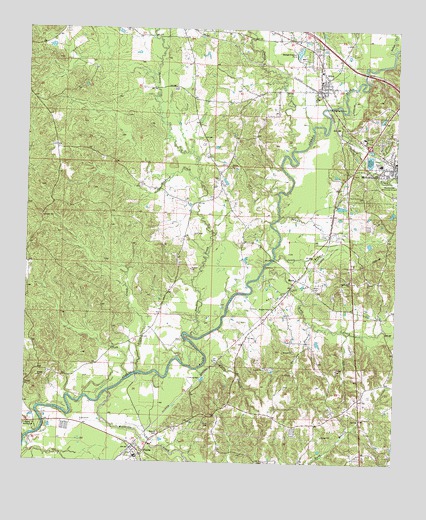 Mendenhall West, MS USGS Topographic Map