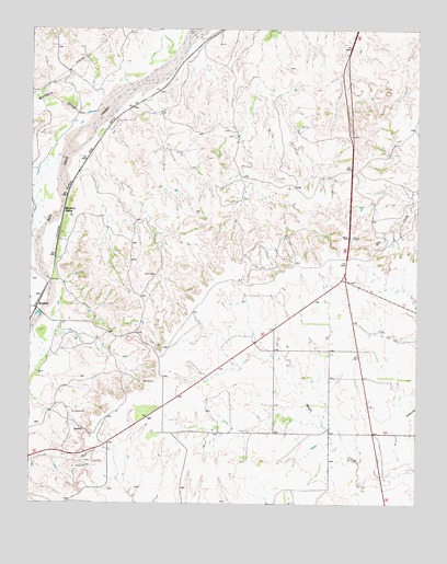 Mendota, TX USGS Topographic Map