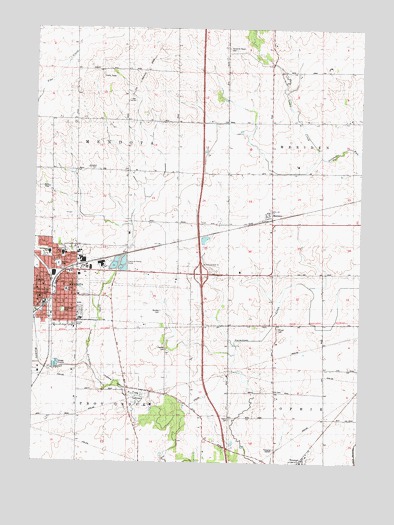 Mendota East, IL USGS Topographic Map