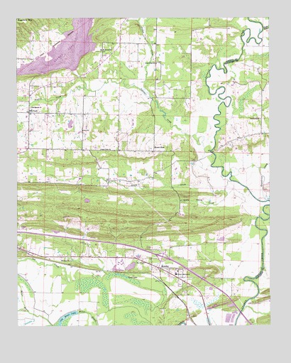 Menifee, AR USGS Topographic Map