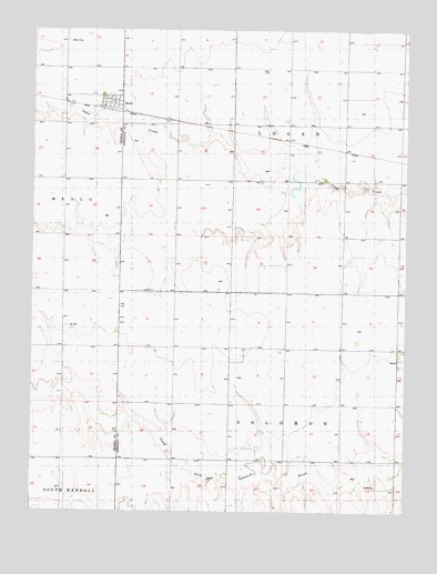 Menlo, KS USGS Topographic Map