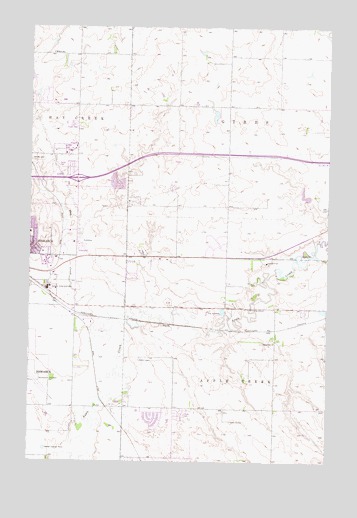 Menoken SW, ND USGS Topographic Map