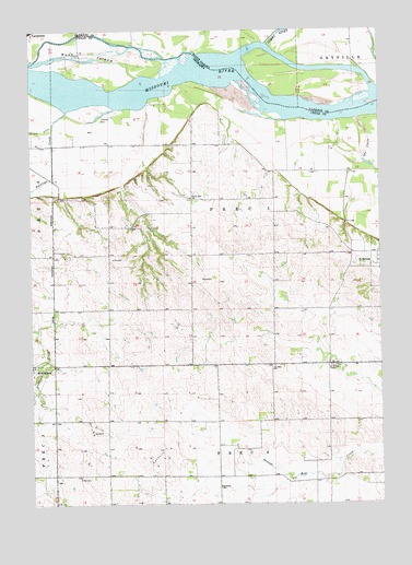 Menominee, NE USGS Topographic Map