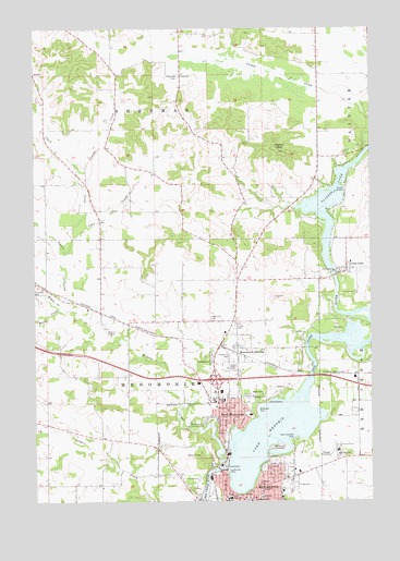 Menomonie North, WI USGS Topographic Map