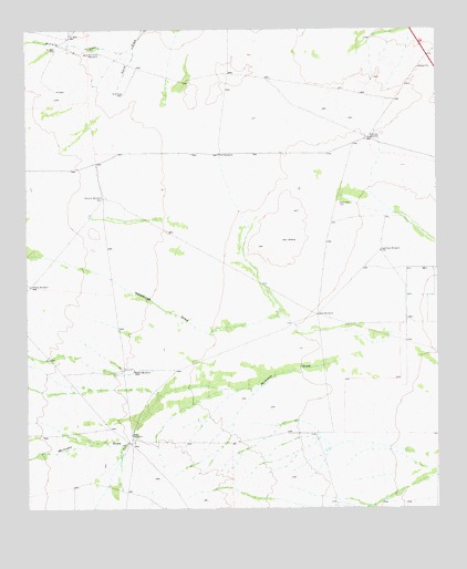 Mentone SW, TX USGS Topographic Map