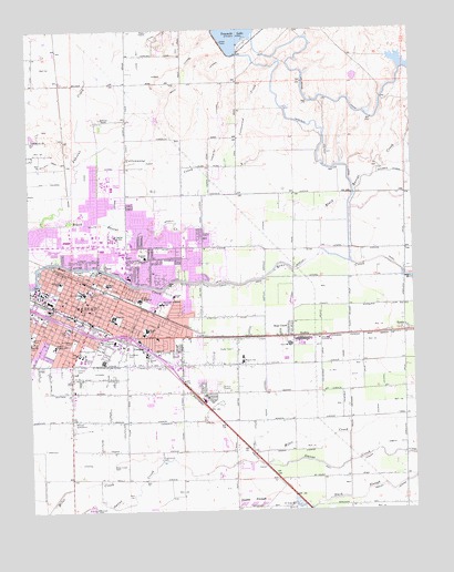 Merced, CA USGS Topographic Map