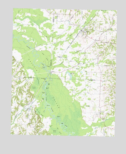 Mercer, TN USGS Topographic Map