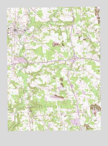 Mercer, PA USGS Topographic Map