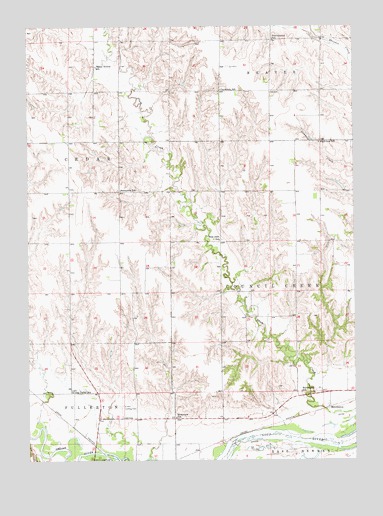 Merchiston, NE USGS Topographic Map