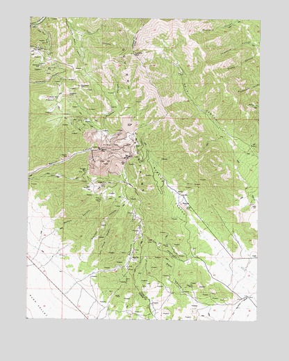 Mercur, UT USGS Topographic Map