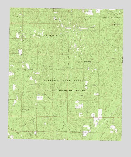 Beatrice, MS USGS Topographic Map