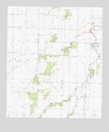 Mereta, TX USGS Topographic Map