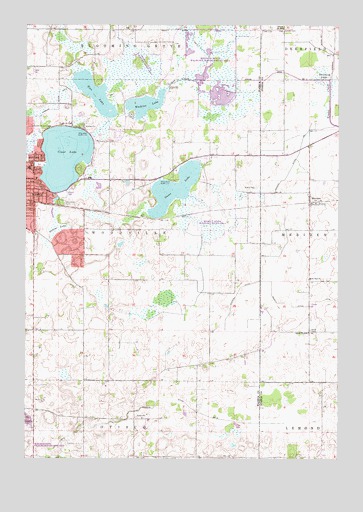 Meriden, MN USGS Topographic Map