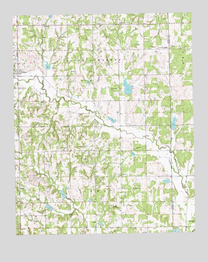 Meridian, OK USGS Topographic Map