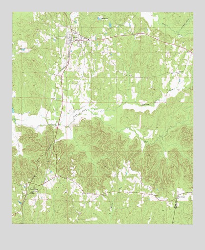 Beatrice, AL USGS Topographic Map