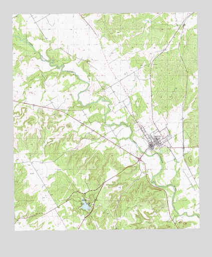 Meridian, TX USGS Topographic Map