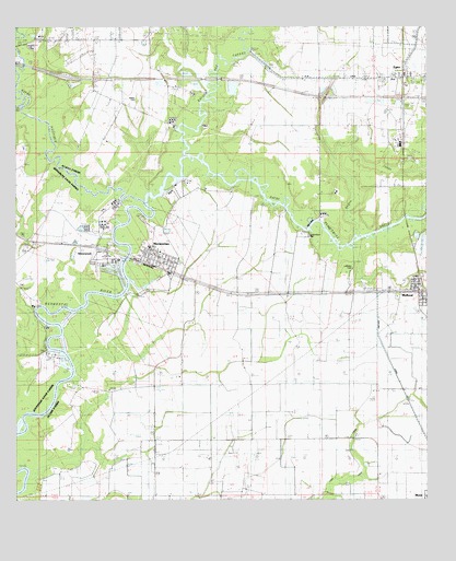 Mermentau, LA USGS Topographic Map