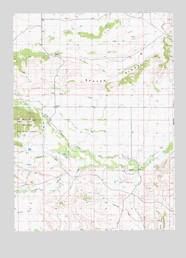 Merna, WY USGS Topographic Map