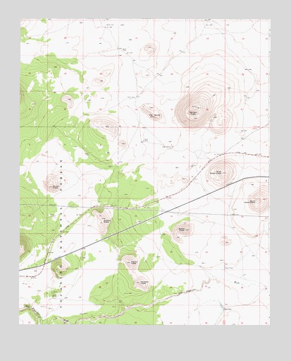 Merriam Crater, AZ USGS Topographic Map