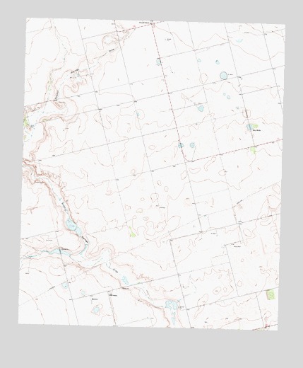 Merrick, TX USGS Topographic Map