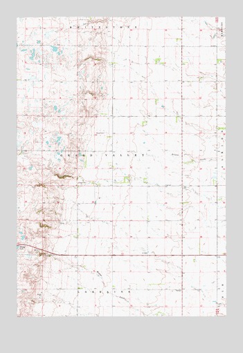 Merricourt SE, ND USGS Topographic Map