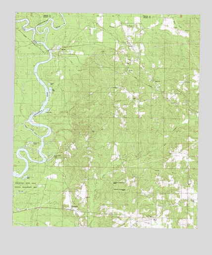 Merrill, MS USGS Topographic Map