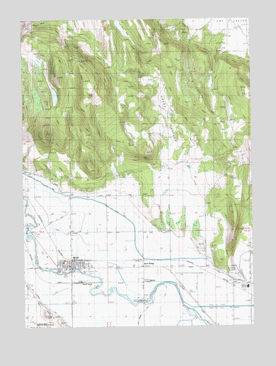 Merrill, OR USGS Topographic Map