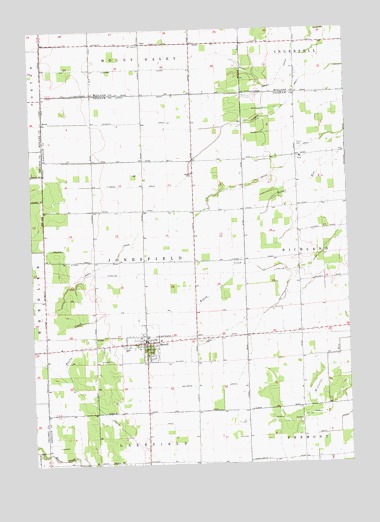 Merrill, MI USGS Topographic Map
