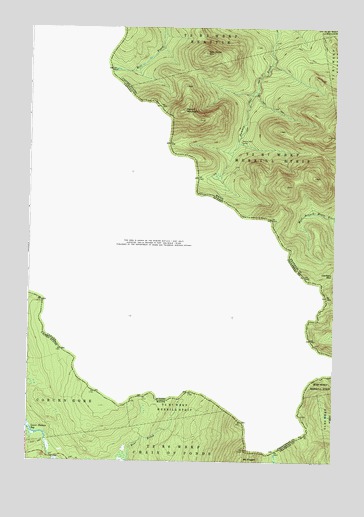 Merrill Mountain, ME USGS Topographic Map
