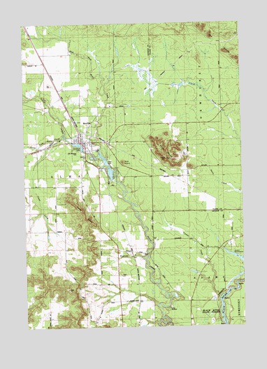 Merrillan, WI USGS Topographic Map