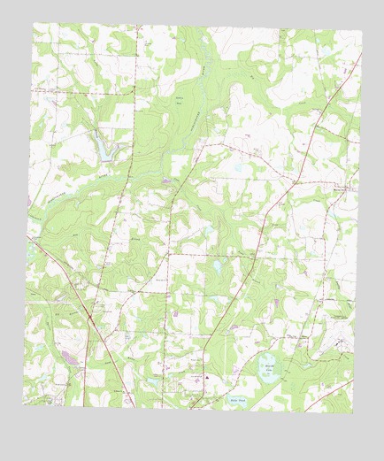 Merrillville, GA USGS Topographic Map