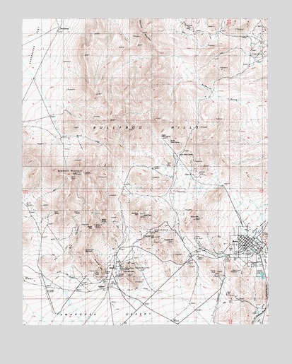 Beatty, NV USGS Topographic Map