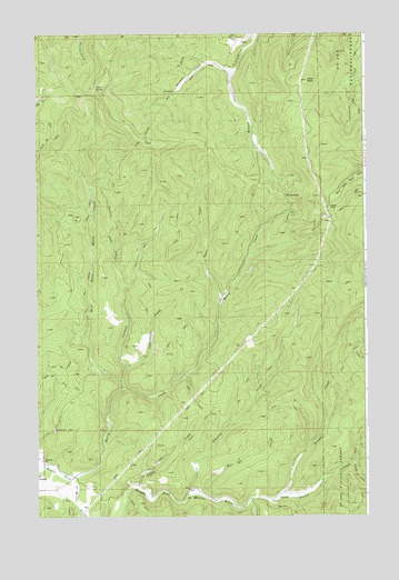 Merry Creek, ID USGS Topographic Map