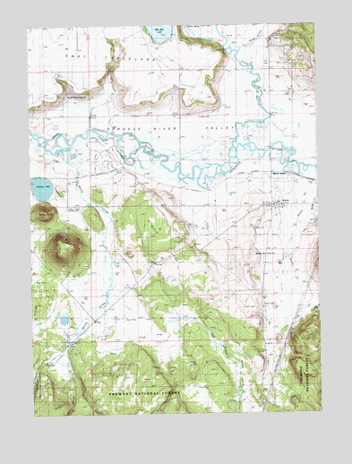 Beatty, OR USGS Topographic Map