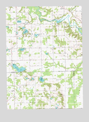 Merson, MI USGS Topographic Map