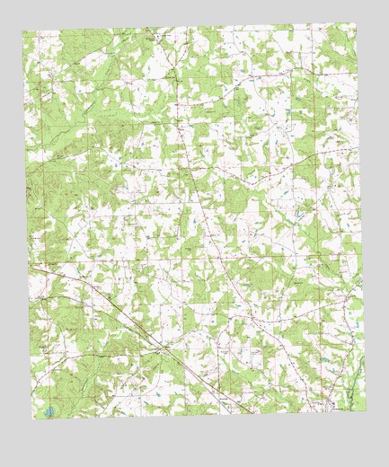 Mesa, MS USGS Topographic Map