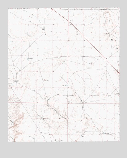 Mesa, NM USGS Topographic Map