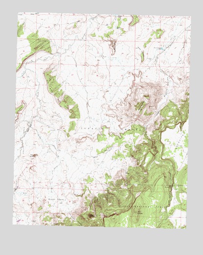 Mesa Cortada, NM USGS Topographic Map