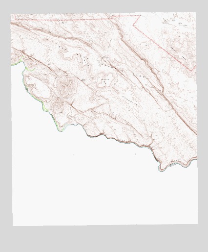 Mesa De Anguila, TX USGS Topographic Map