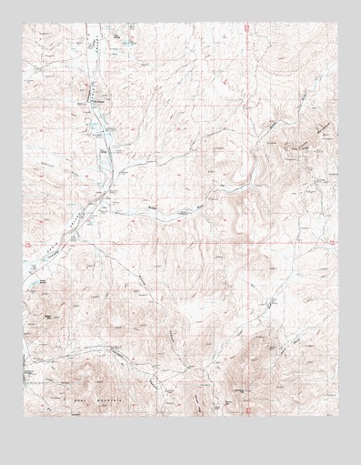 Beatty Mountain, NV USGS Topographic Map