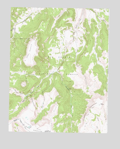Mesa Mountain, CO USGS Topographic Map