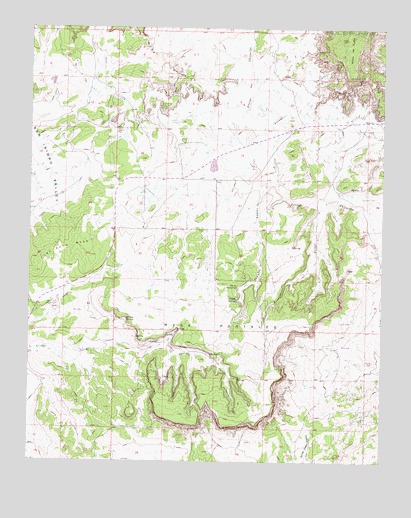 Mesa Portales, NM USGS Topographic Map