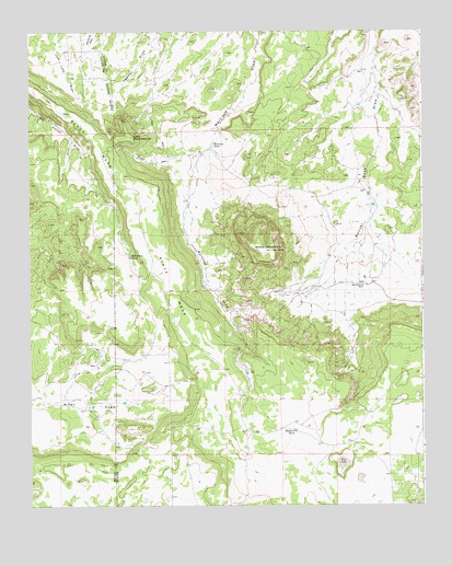Mesa Redonda, AZ USGS Topographic Map