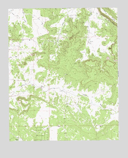 Mesa Redonda NW, AZ USGS Topographic Map