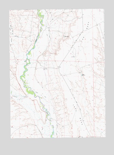 Mesa Spring, WY USGS Topographic Map