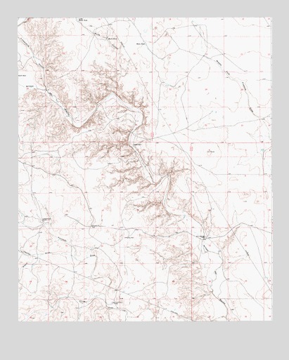 Mesa SW, NM USGS Topographic Map