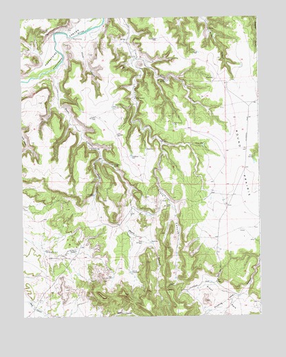 Beaty Canyon, CO USGS Topographic Map
